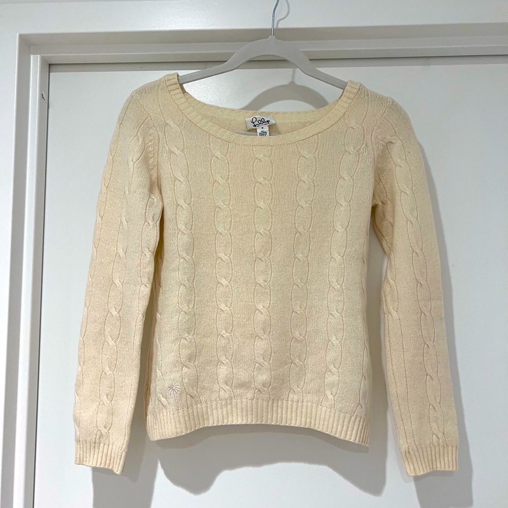 Braided Lilly Pulitzer Cashmere Sweater